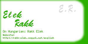 elek rakk business card